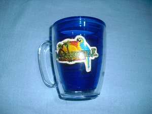 Tervis Margaritaville blau doppelwandiger Isolierbecher heiß/kalt mit Griff 16 Unzen - Bild 1 von 6
