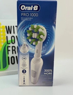 ¡Nuevo y precintado! Cepillo de dientes recargable Oral-B Pro 1000 acción de limpieza profunda ¡NUEVO EN CAJA! Foto 1 de 3
