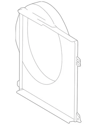 Cubierta de ventilador original Mercedes-Benz 163-505-07-55 Foto 1 de 2