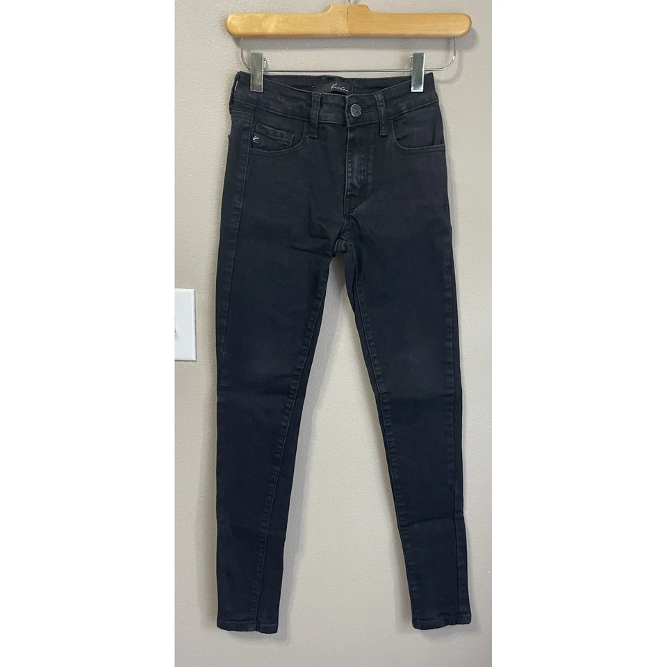 Kancan Black Skinny Jeans Women 0/23 Stretch KC11214BK Foto 1 de 4