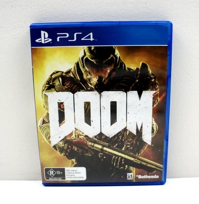 Doom Sony PlayStation 4 PS4 Game Complete With Manual - Free Postage - Image 1 of 4