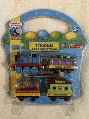 Thomas & Friends взять с собой пасхальный поезд яйцо автомобиля желе литой 2006 новый - Изображение 1 из 2