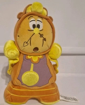 Disney Store Beauty And The Beast Cogsworth Clock Stuffed Plush Toy 10” - Image 1 of 4
