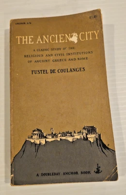The Ancient City vintage Anchor Doubleday collectible paperback book 1956 Fustel Foto 1 de 4