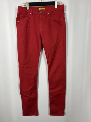 VERSACE джинсы джинсовой ткани красный женщин Slim Fit джинсы размер 33 - Изображение 1 из 4