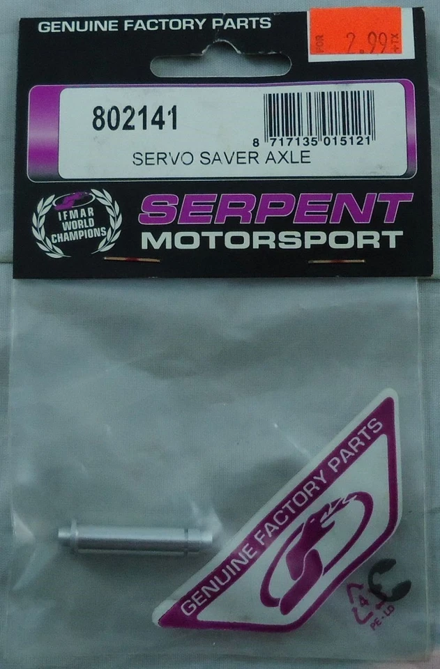 Serpent Racing 710/720 4WD Servo Saver Axle SER802141 - Image 1 of 1