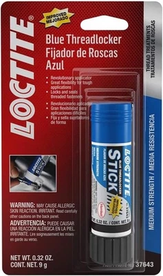 Loctite 37643 Blue Medium Strength Threadlocker Stick - 9 g