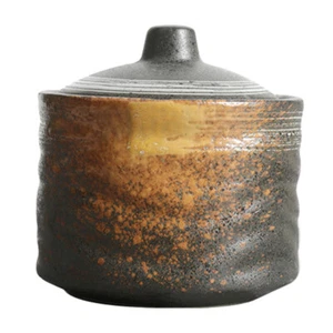 Vaso vintage in argilla vaso per condimento ceramica porta condimenti cucina - Foto 1 di 8