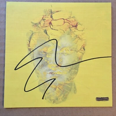 ED SHEERAN SUBTRACT CD WITH HAND SIGNED ART CARD AUTOGRAPH - Image 1 of 3