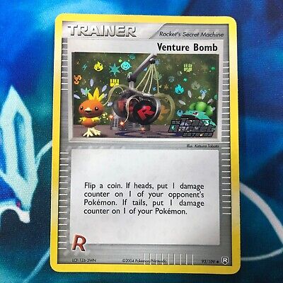 Venture Bomb - 93/109 Ex Team Rocket Returns Holo (Bulbasaur) Pokemon Card - LP