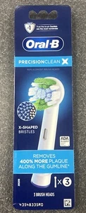 New Oral B, Precision Clean X, Brush Heads, 3 Pack Sealed - Picture 1 of 1