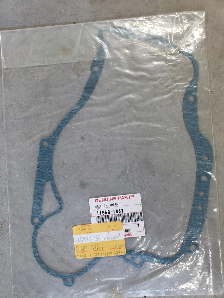 Прокладка крышки сцепления 1986 Kawasaki KX250 KXT250 11060-1467 - Изображение 1 из 1
