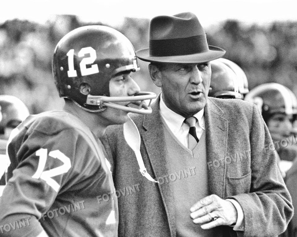 Foto de Joe Namath & Paul Bear Bryant ALABAMA MAREA CARMESÍ FÚTBOL 8x10 u 11x14 Foto 1 de 1