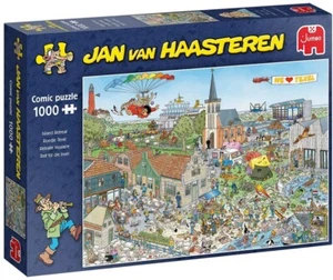 NEW Jumbo Jigsaw Puzzle 1000 Pieces 20036 Jan van Haasteren Island Retreat - Imagen 1 de 2