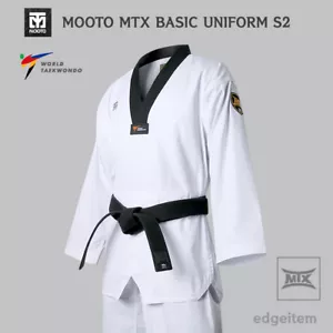 MOOTO MTX S2 Uniforme Básico Tae Kwon Do TKD Taekwondo WT Dan Dobok - Imagen 1 de 11