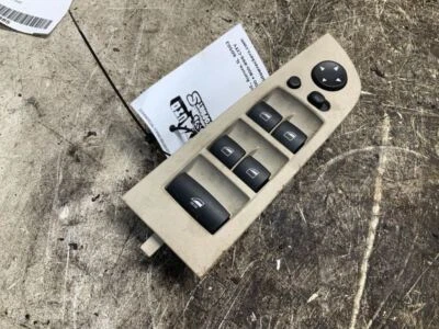 Interruptor de puerta delantera del conductor espejo retrovisor y ventana para BMW Z4 1029345 09-16 Foto 1 de 4