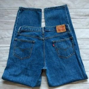 Pantalones de mezclilla azules relajados LEVI STRAUSS & CO. para hombre 550 talla 36 x 34 lavado medio - Imagen 1 de 4