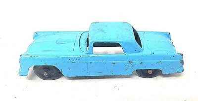 Coche de metal de juguete Tootsie vintage "THUNDERBIRD" 1955 Ford 4" + carrocería azul claro Foto 1 de 4