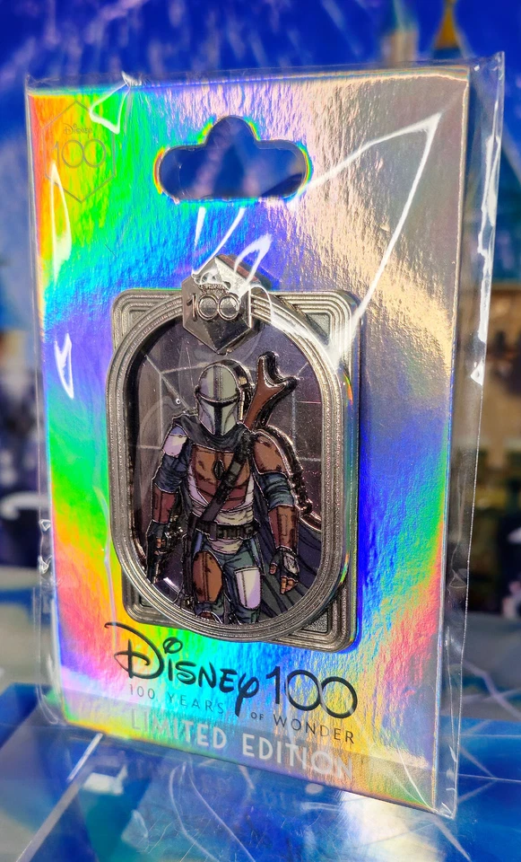 Disney DEC Pin - Celebrating 100 Years - Mandalorian - LE 400 Star Wars - Image 1 of 1
