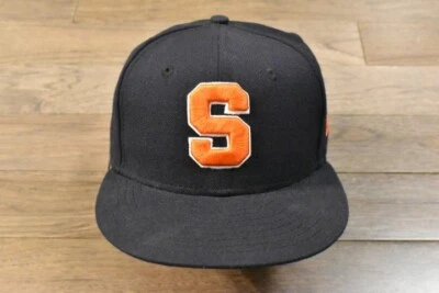 NEW ERA 59Fifty Syracuse Orange Fitted Hat 7 1/4 Navy - Image 1 of 4
