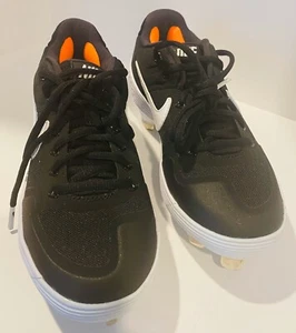 Nike Alpha Huarache ELT 2 Low Black/White Men’s 6.5/Wmns 8 New in box Cleats - Picture 1 of 6