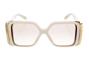 2024 Auth LOUIS VUITTON Ivory MOON Gradient Lenses SUNGLASSES in Original CASE - Picture 1 of 4