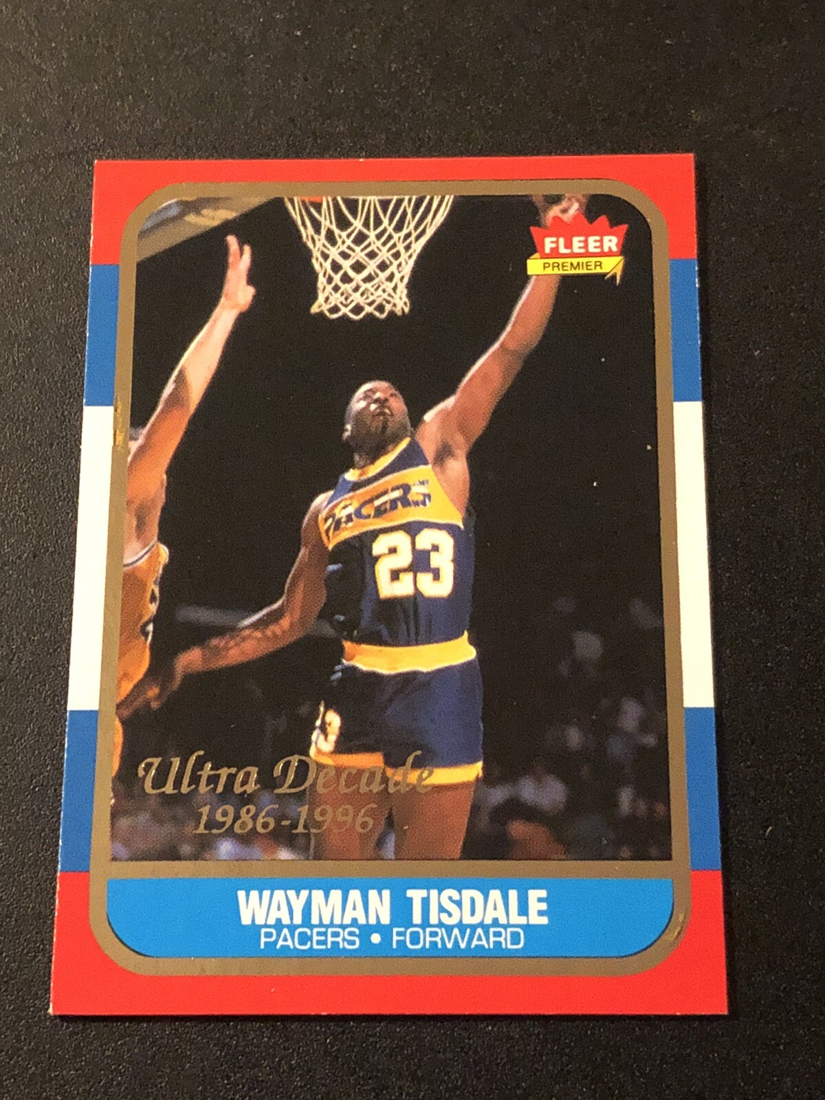 1996-97 Fleer Ultra Premiere Decade 1986 Reprints Wayman Tisdale #U-17