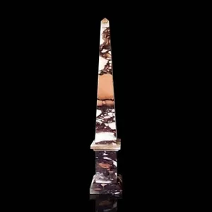 Calacatta Viola Italian Marble Table Obelisk H.56Cm - Picture 1 of 3