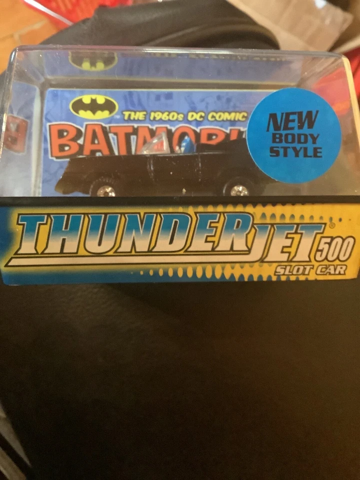 2002 NEW Johnny Lightning Thunder Jet 500 Slot Car 1960's Batmobile Batman HO - Image 1 of 1