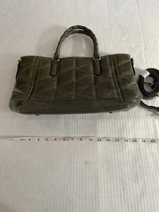 NWOT PATRICIA NASH SOFT OLIVE QUILTED LEATHER BAG - Picture 1 of 7