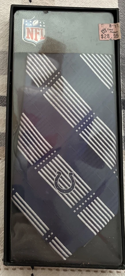 Indianapolis Colts NFL Necktie Men's Necktie Football New In Box Free Ship - Image 1 of 1