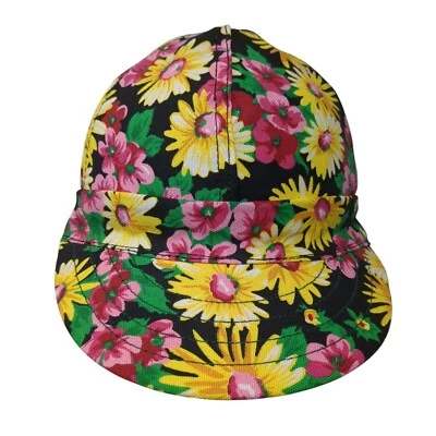 Sombrero Kromer Para Mujer Ajustado Floral Gorro Multicolor Talla 7 3/8 - 59 De Colección EE. UU. Foto 1 de 4