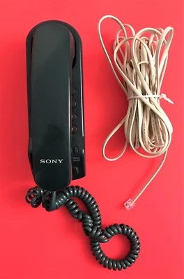 Teléfono Sony Verde IT-B3 Dormitorio Garaje Teléfono Línea Única Cable Escritorio Montaje en Pared Foto 1 de 3