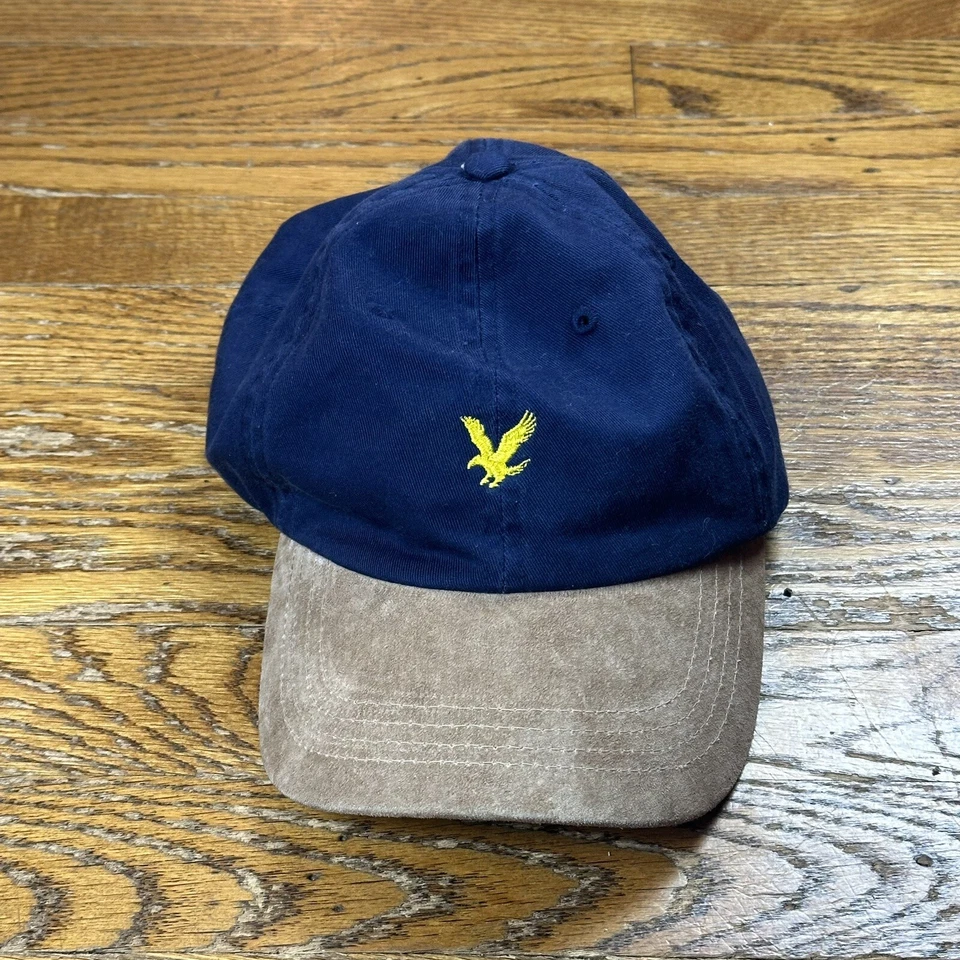 Gorra Lyle & Scott 6 paneles gamuza billete de béisbol para hombre talla única azul Foto 1 de 4