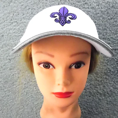MARDI GRAS MARATHON & HALF MARATHON Running Cap Hat Embroidered Hook & Loop Adj - Image 1 of 4