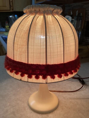 Lámpara moderna de mediados de siglo de Aro 465 lámpara Alemania con pantalla de tela Foto 1 de 4