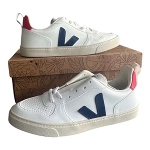 Veja Turnschuhe Größe 5 V10 Kobaltweiß Rot/Blau Damen Veja V-10 Turnschuhe - Bild 1 von 20