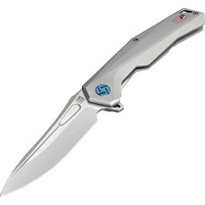 Artisan 1808G-Gys Zumwalt Framelock S35Vn Gray Folding Knife Pocket Folder