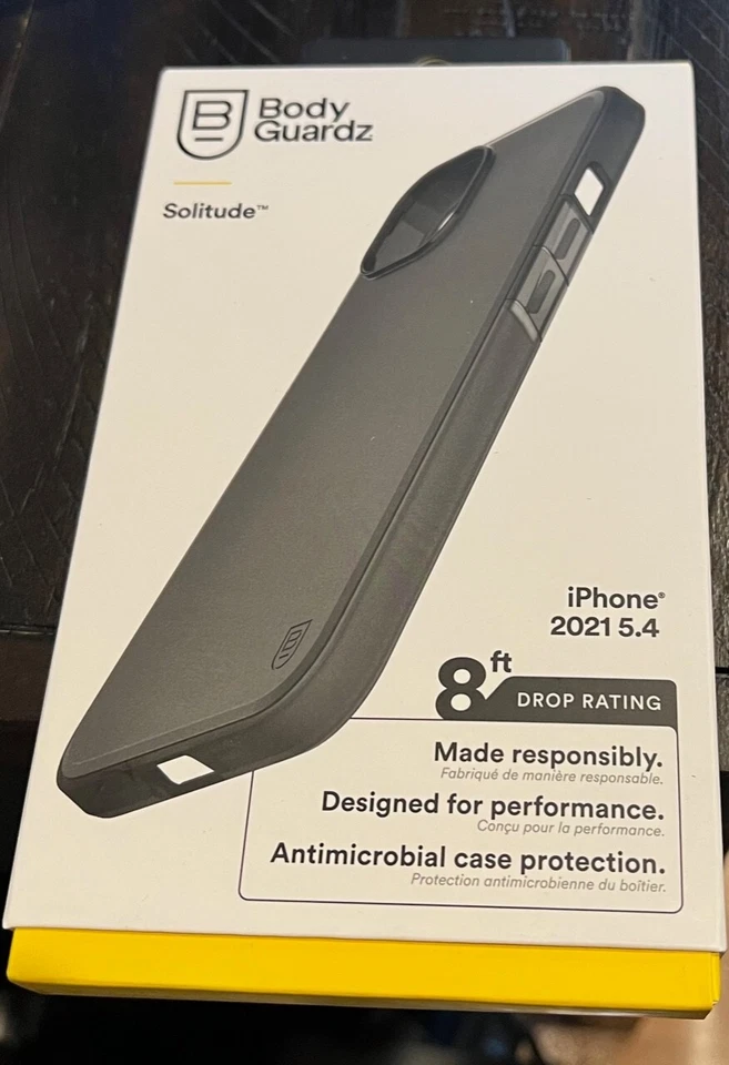 BodyGuardz - Funda Solitude para Apple iPhone 13 Mini - Negro humo Foto 1 de 1