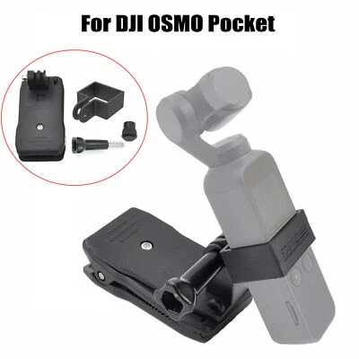 For DJI OSMO Pocket Handheld Camera Stand Bracket Mount Holder & Backpack Clip - Image 1 of 4
