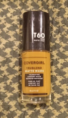 COVERGIRL TRUE BLEND MATTE MADE FOUNDATION T60 WARM SUN s1 - Image 1 of 2