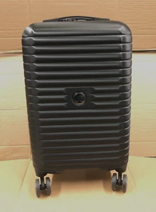 New Delsey Paris 22" Trunk Spinner Hardside Carry On - Black - Picture 1 of 9