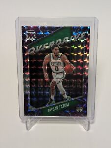 2020-21 Mosaic NBA #12 Jayson Tatum Overdrive Prizm Near Mint