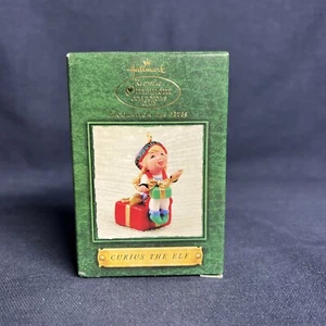 Hallmark Christmas Ornament Curius The Elf Holiday 2002 Collector's Club - Picture 1 of 3