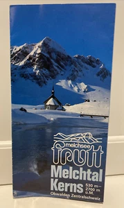 Vintage 1983 Prospekt & Pistenplan Melchsee-Frutt Schweiz Schweizer Alpen - Bild 1 von 7