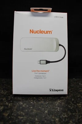 Kingston 7-in-1 Nucleum USB C Hub Type-c Adapter Connect HDMI for MacBook - Image 1 of 3