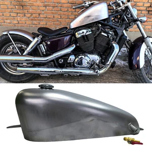Tanque de combustible plateado 9L para Honda Shadow 1100 VT1100 2004-2009 - Imagen 1 de 9