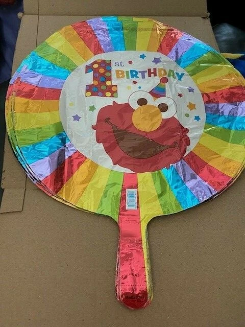 Elmo 1st Birthday 17" Foil Balloon New!!! - Image 1 of 1