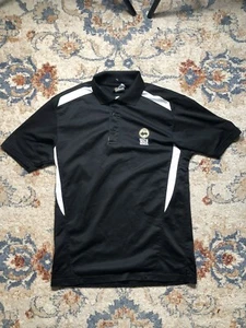 Buffalo Wild Wings Shirt Mens Size M Black Employee Uniform Short Sleeve Polo - Picture 1 of 9