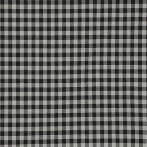 Gingham Check Duck Egg & Black Laura Ashley Curtain Crafts Cushions per metre - Picture 1 of 5
